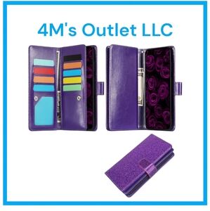 Galaxy S23 Wallet Case Detachable with Card Holder